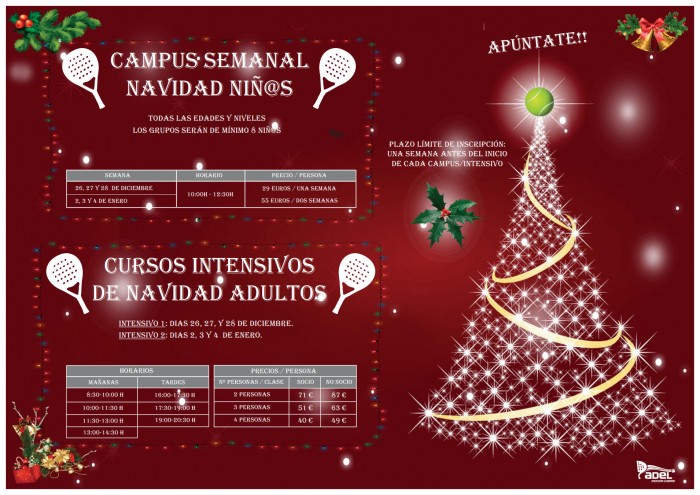 Campus Niñ@s / Intensivos Adultos Navidad 2018