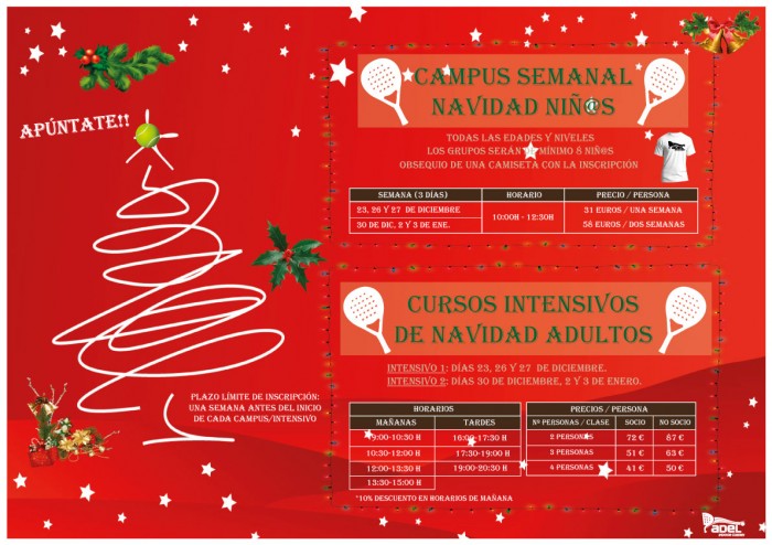 Campus Niñ@s / Intensivos Adultos Navidad 2019