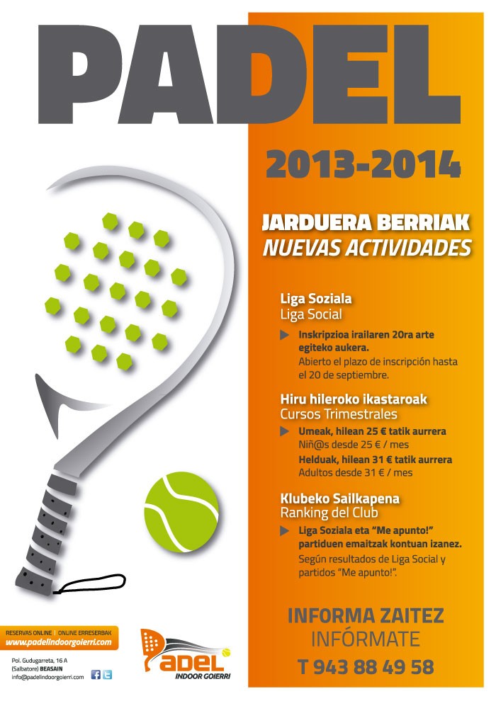 Nuevas Actividades 2013-2014