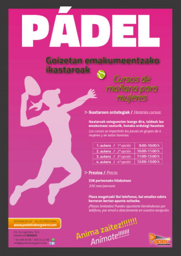 Cursos de mañana para mujeres 2025